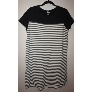 Merona Target Black and White Striped Dress